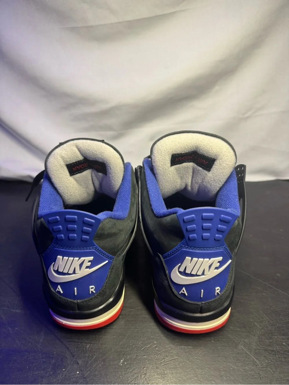 Jordan Men’s Black/Blue/Red Retro Sneakers